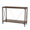 Glitzhome® Modern Industry Metal Wooden Console Table